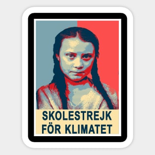 Greta Thunberg - title Sticker